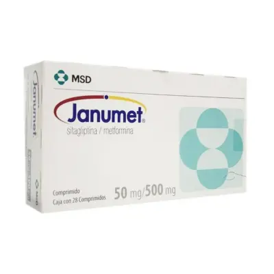 JANUMET 50/500MG C/28 COMPRIMIDOS